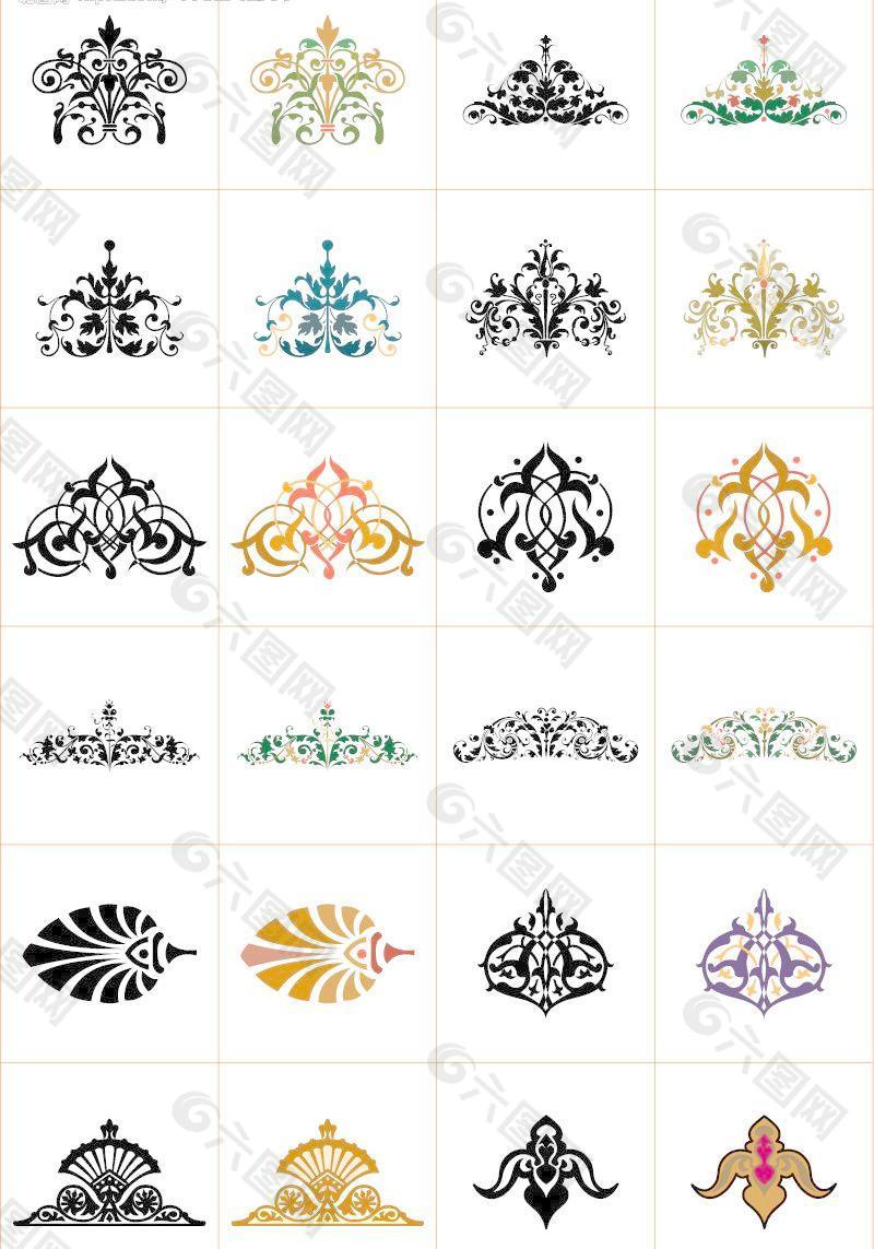 歐式花紋cd格式圖片