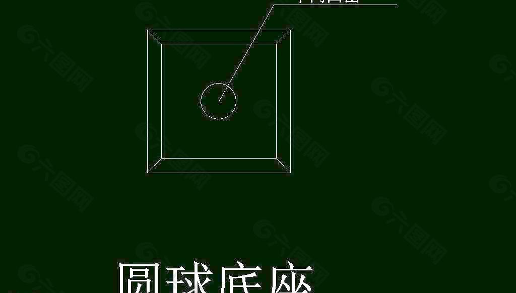 歐式構造 花盤圓球底座圖片
