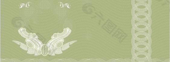 歐式防偽紋理矢量素材圖片