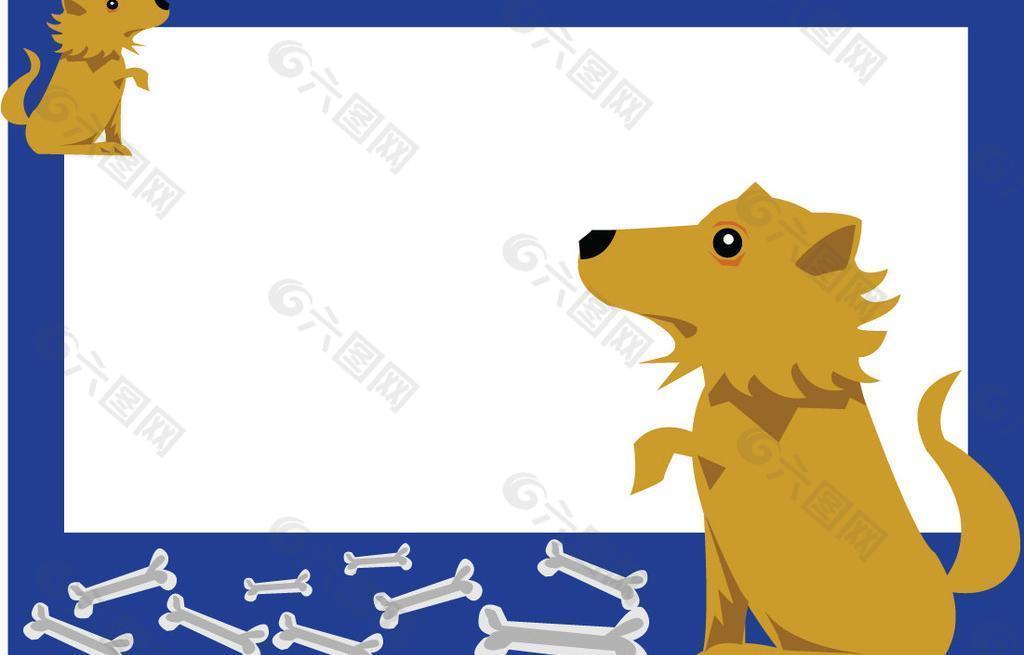 相量動(dòng)物 邊框 相框圖片