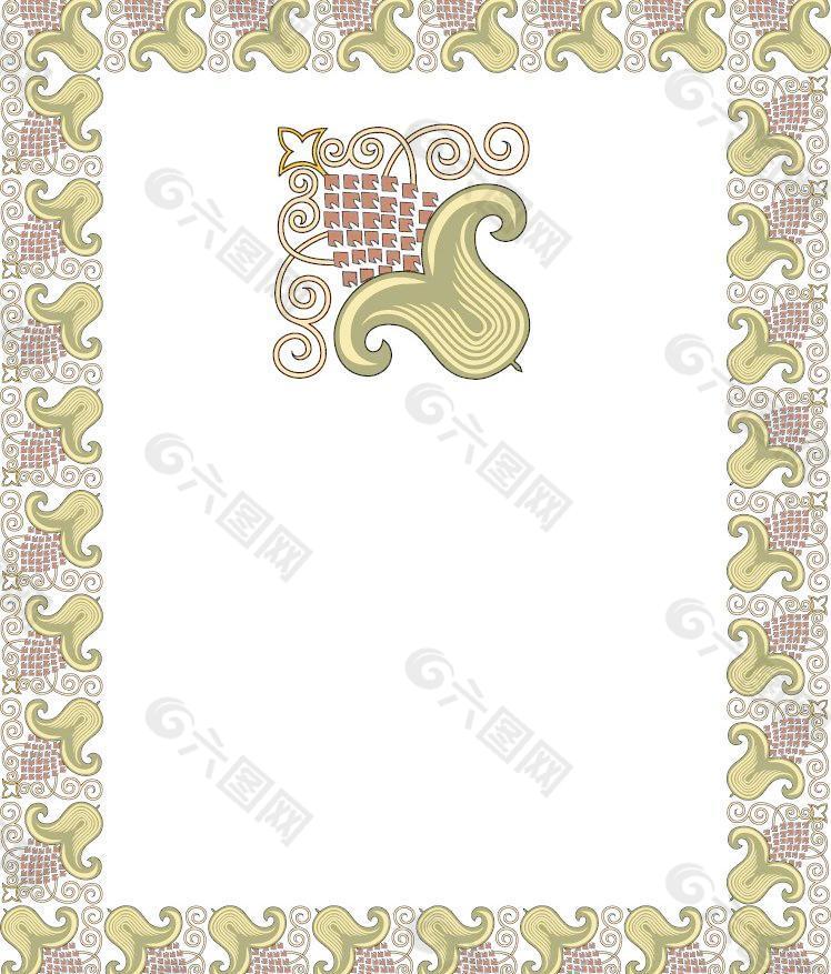 古典歐式花紋花邊框 相框圖片