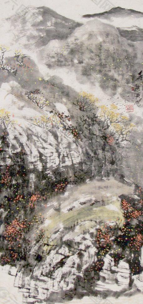国画山水图片