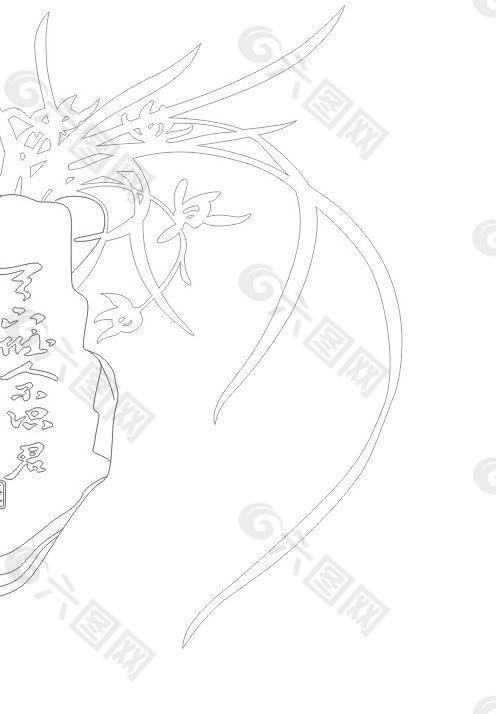 雕刻花紋圖片