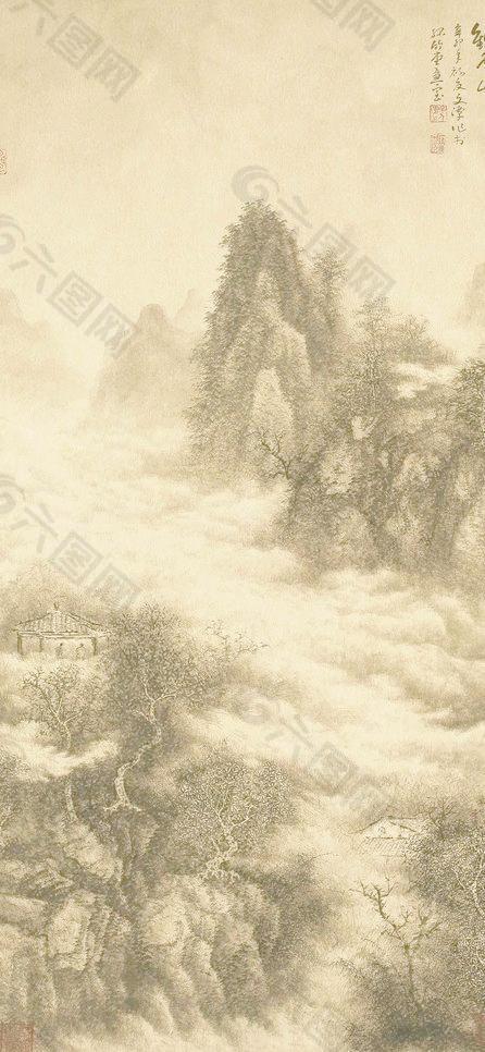 水墨山水圖片