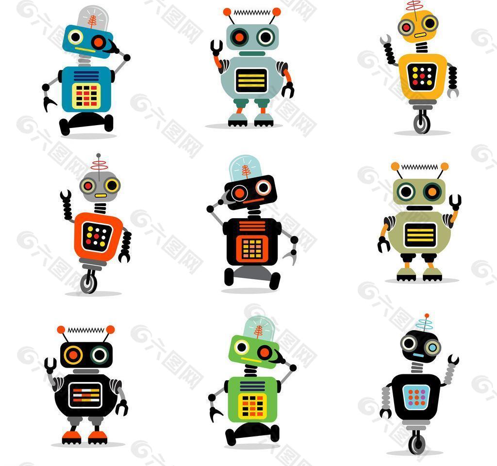 机器人模板下载,机器人,可爱,卡通,创意,创想,手绘,卡通机器人,机器人