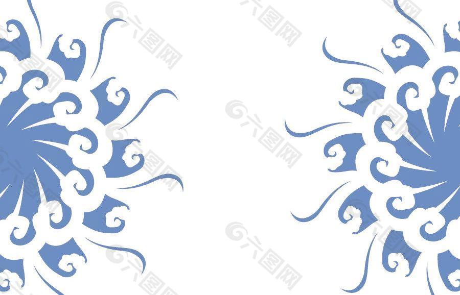 古典花紋 背景底紋圖片