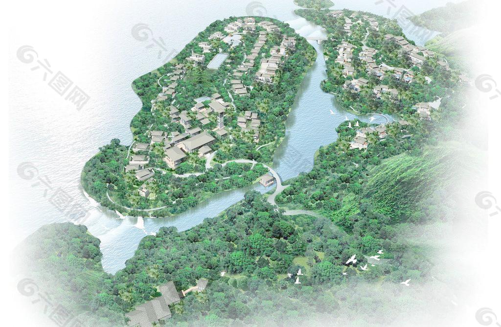 羅浮山莊圖片