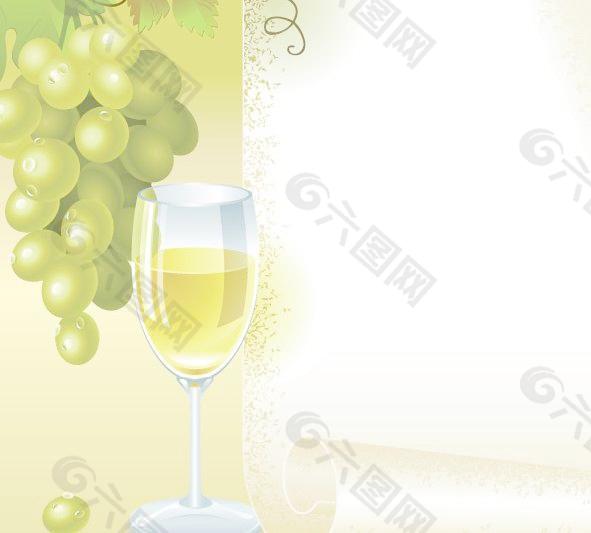 葡萄与葡萄酒图片