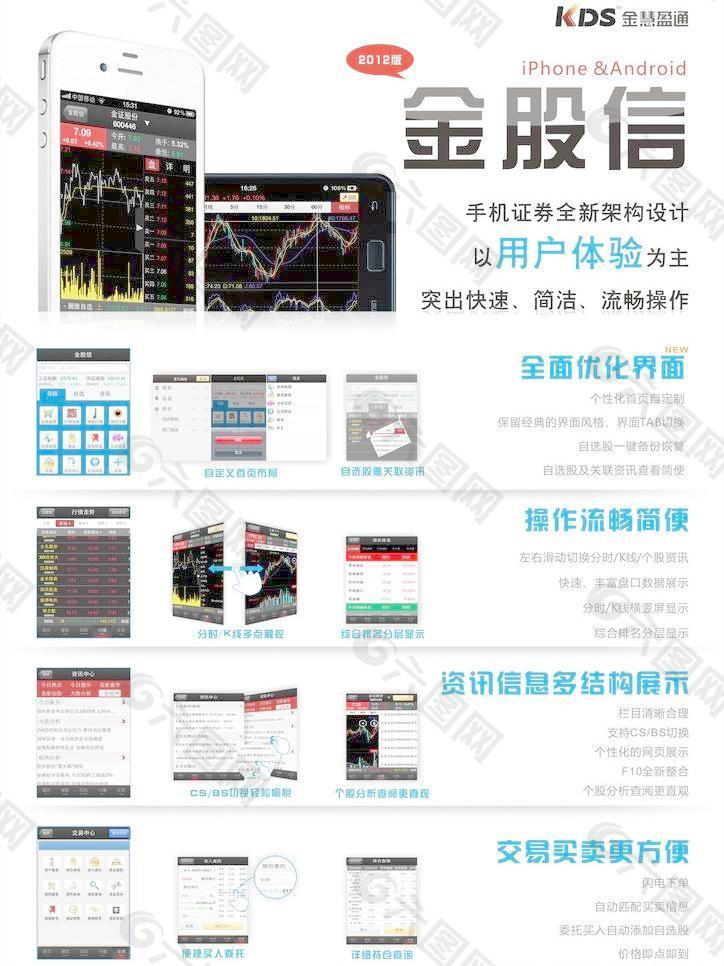 手機軟件宣傳單頁圖片