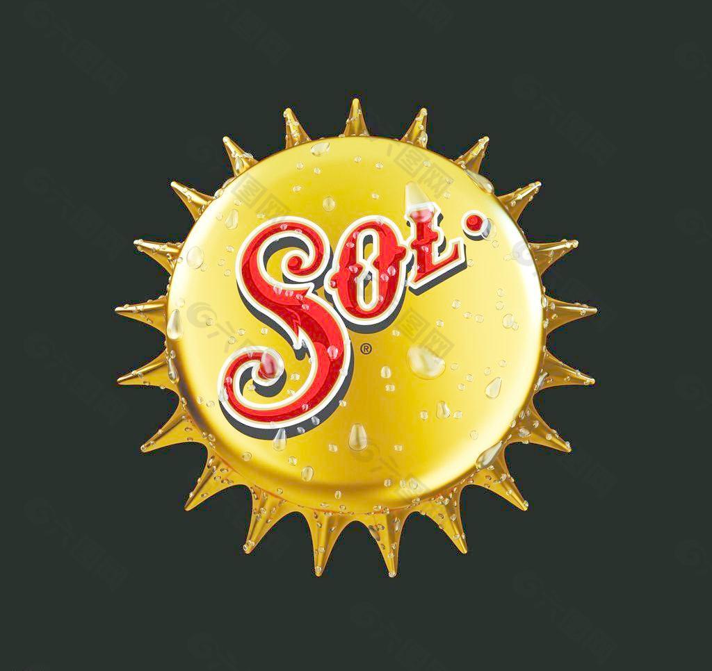 sol太陽啤標志圖片