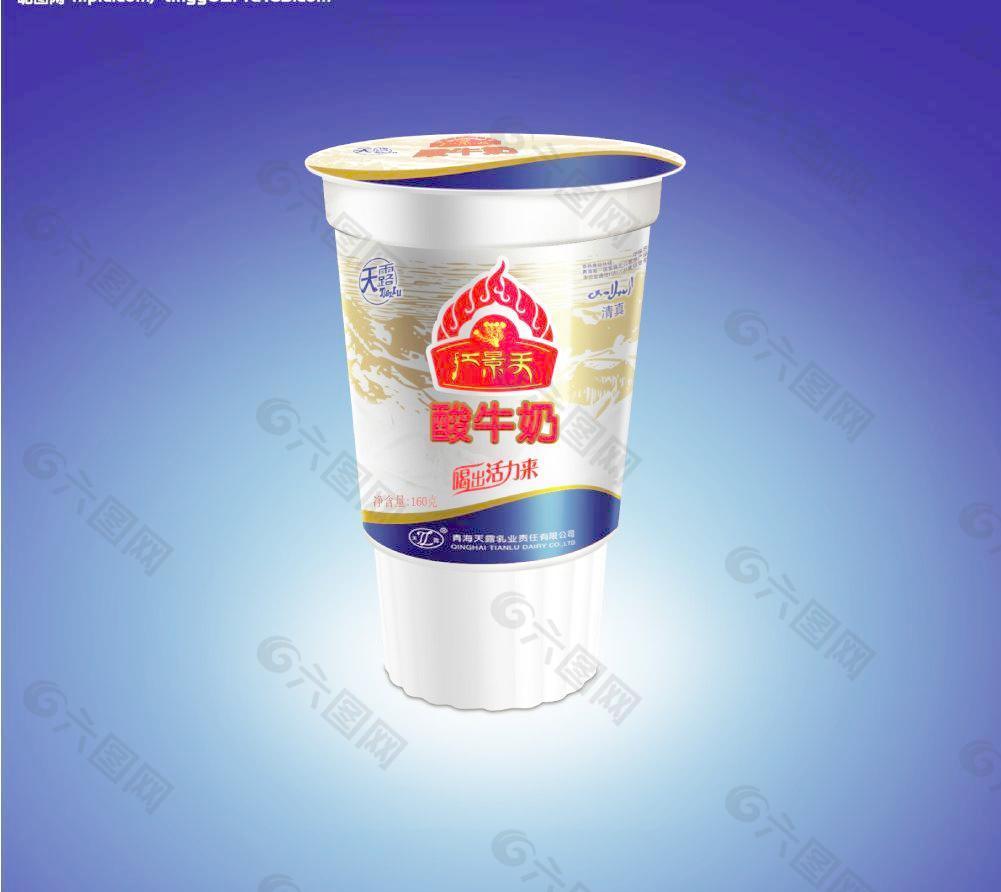 天露酸牛奶圖片