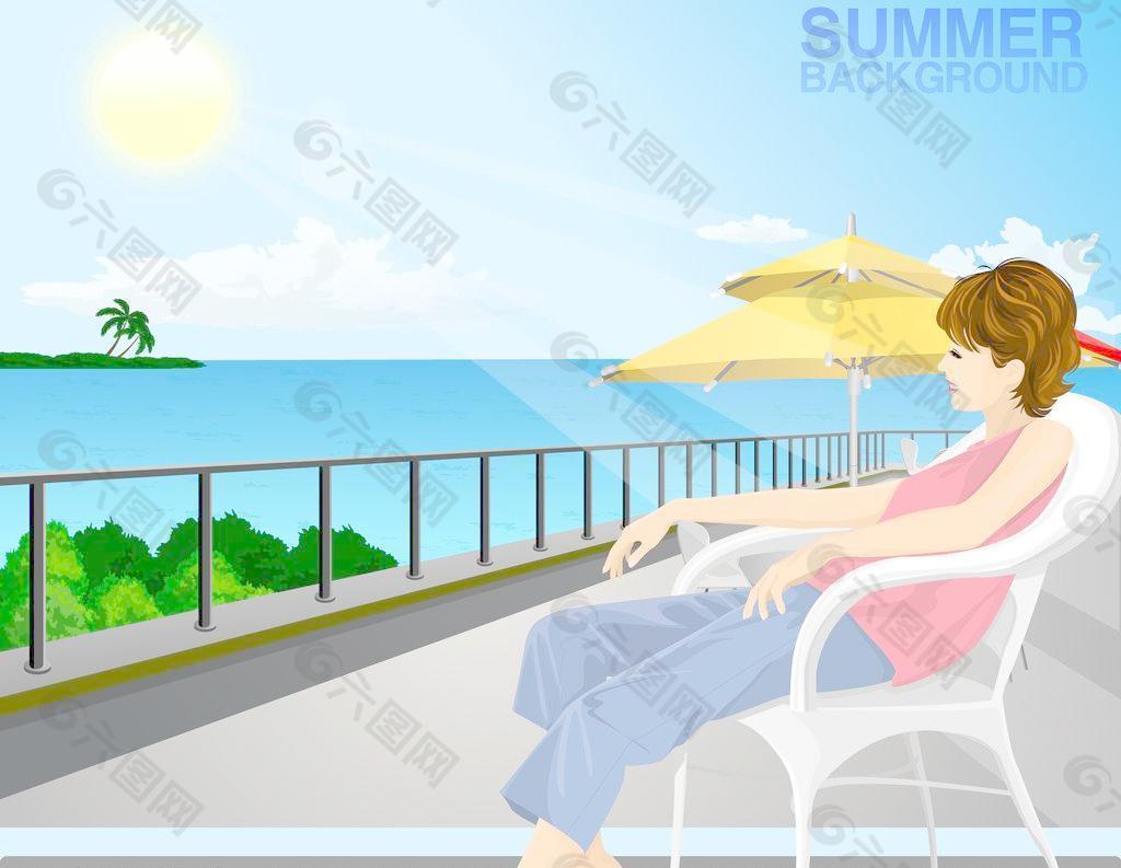 夏天風(fēng)景素材圖片