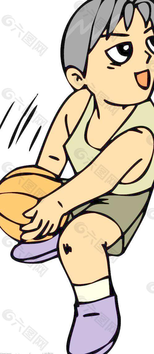 卡通nba图片