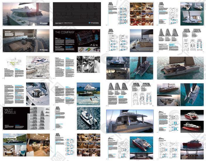 國外游艇畫冊
