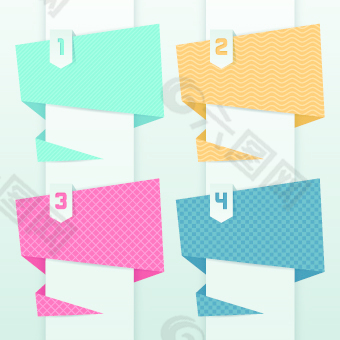 彩色原有banner矢量01