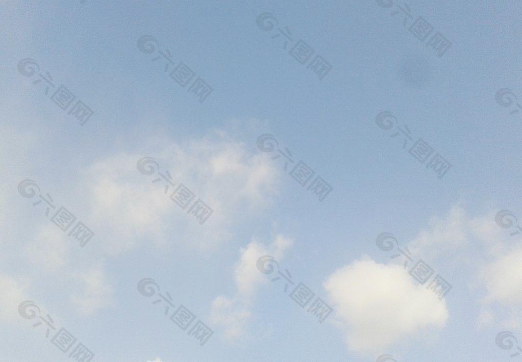 藍天白云