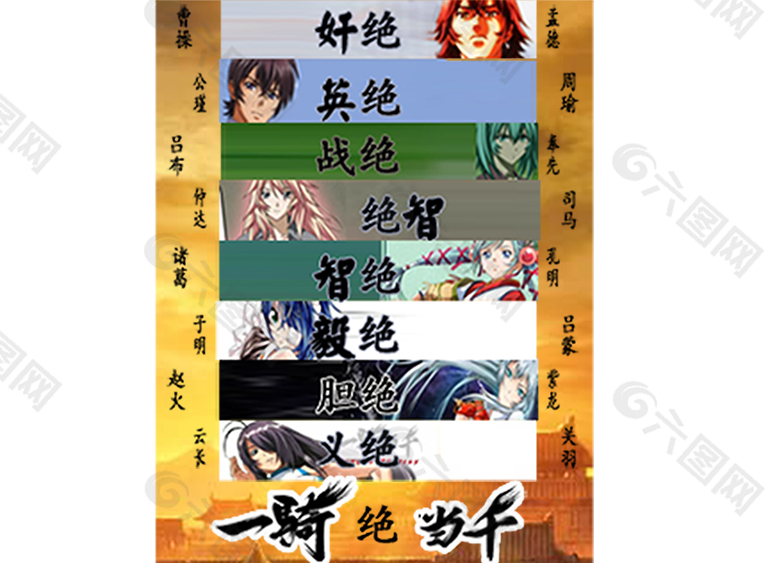 一騎當(dāng)千周邊宣傳海報(bào)