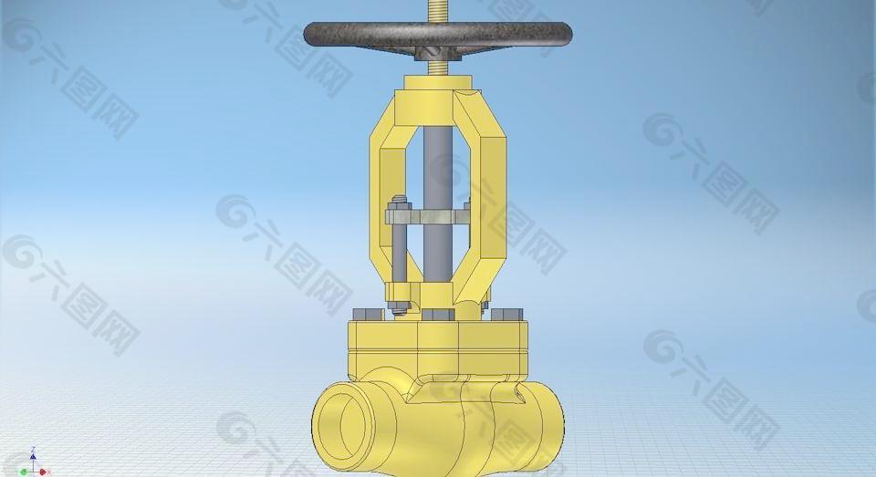 瓣德compuerta德3 / 4“