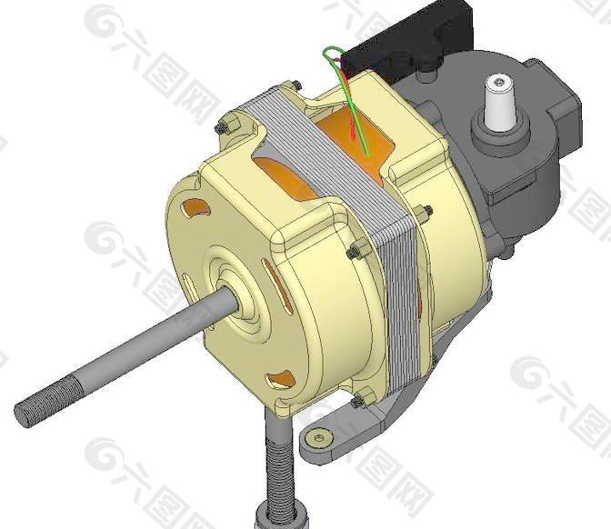 风扇电机组件