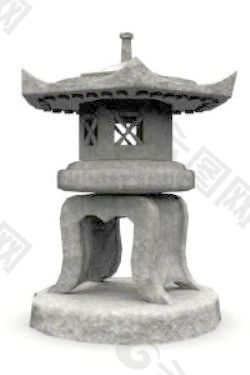 室外模型雕塑3d素材3d裝修模板 1
