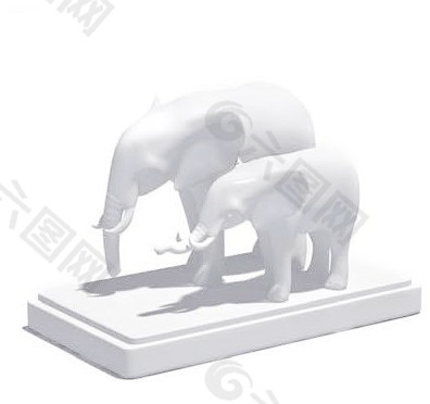 室外模型雕塑3d素材3d裝修模板 59