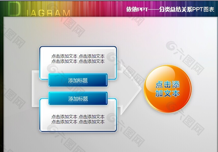 分類總結PPT圖表