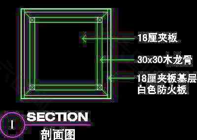 美容美發(fā)接待臺(tái)、工作臺(tái)裝修施工圖紙、cad詳圖素材57