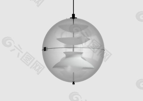 吊燈燈具3D模型素材24