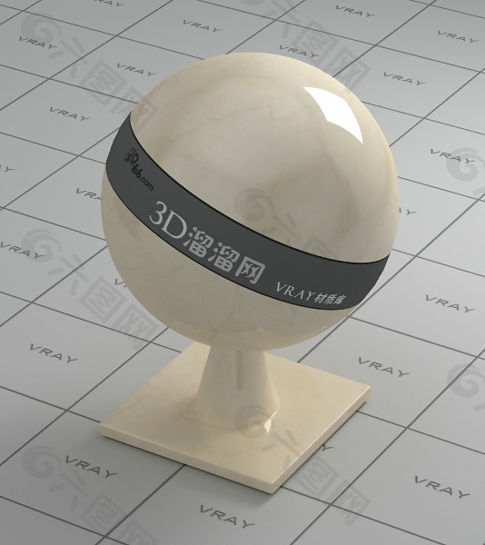 vray米色墙面材质