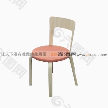 3D休閑椅模型