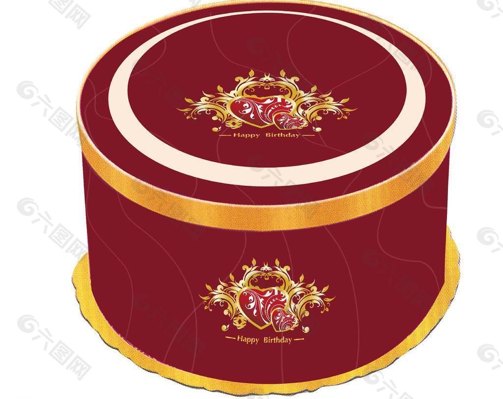 蛋糕盒（平面圖）