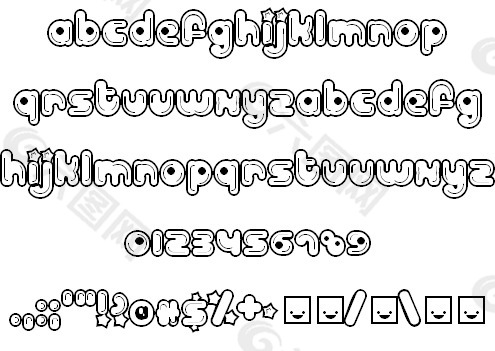 比約夢(mèng)字體