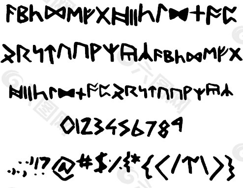 dwarfrunes字體