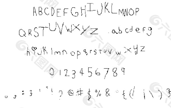 handwritin字体