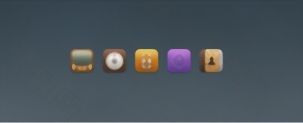 YouTube，指南針，iPod，iTunes，并聯系更換圖標