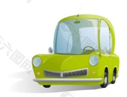卡通車01矢量插畫