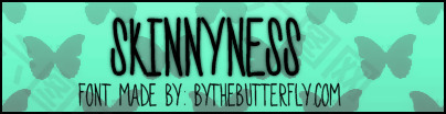 skinnyness字體