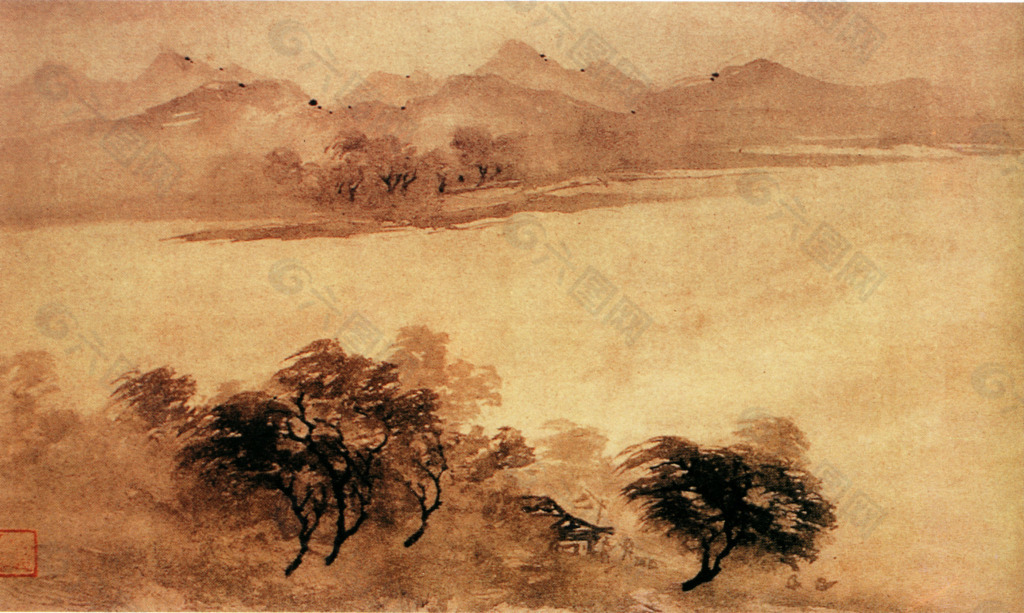遠浦歸帆圖