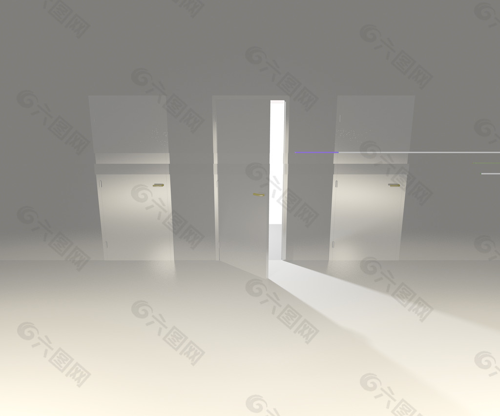白色的門內(nèi)的背景