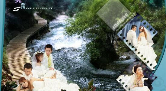 實景婚紗攝影模板PSD源文件(3)