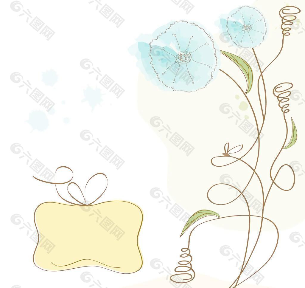 手绘花卉