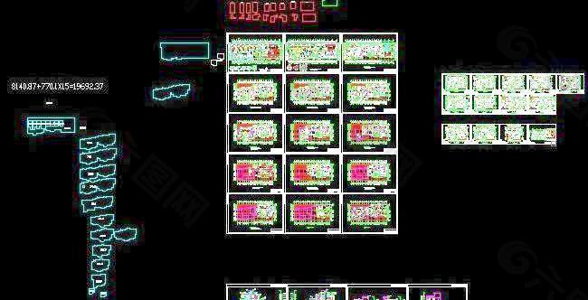 全套多層單元式住宅樓施工設計圖