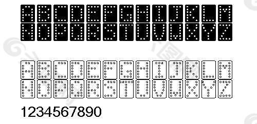 Dominosquares 英文字體下載