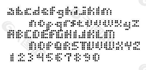 Dotshortmatrix 英文字體下載