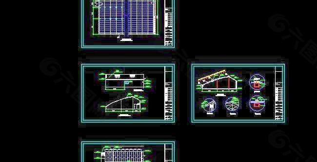 北方某温室大棚建筑设计图纸