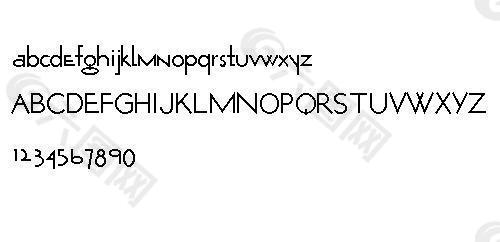 Opticonone 英文字體下載