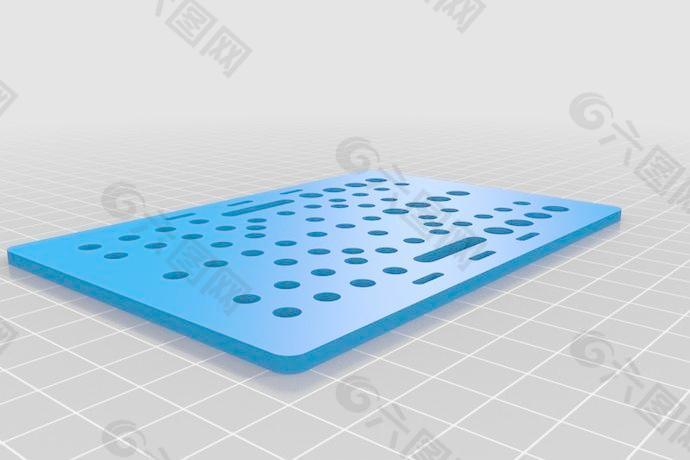 V型槽通用板STL