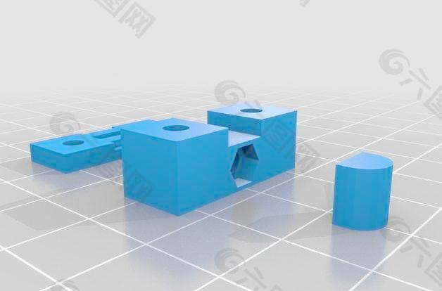 另一個皮帶張緊器，RepRap，Prusa，makergear