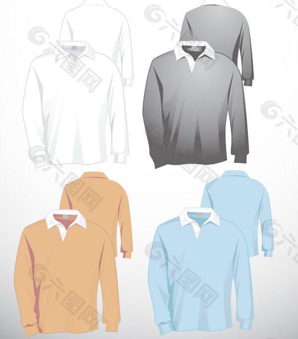 空白服裝矢量素材2