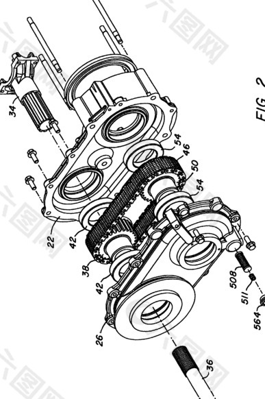 d-brake鏈條箱爆炸圖